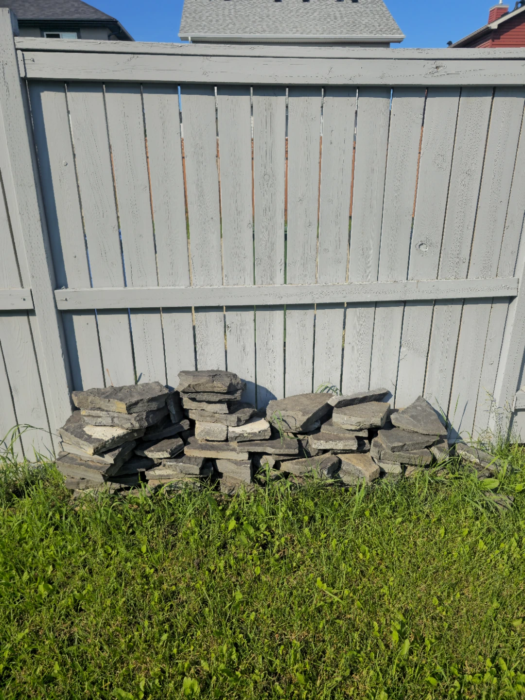 Stack of flagstone pieces