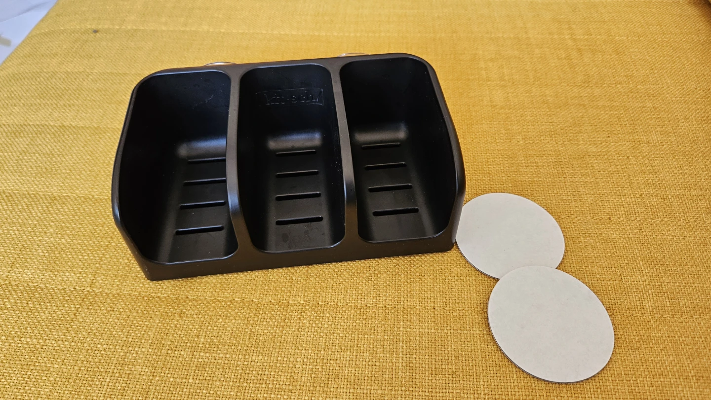 Black Self-Draining Soap Dish - photo 5