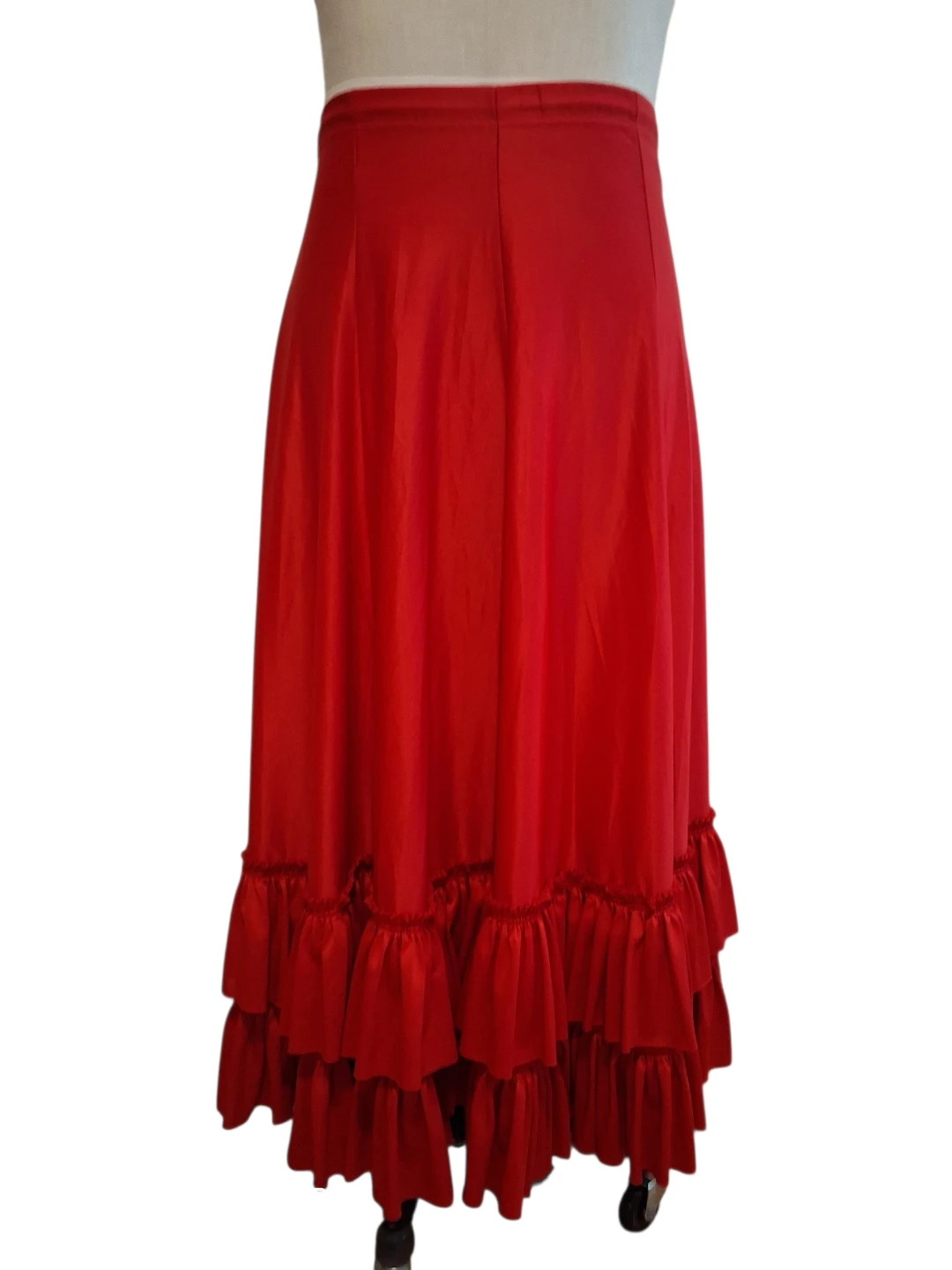 Flamenco Red Ruffled  Skirt - photo 2