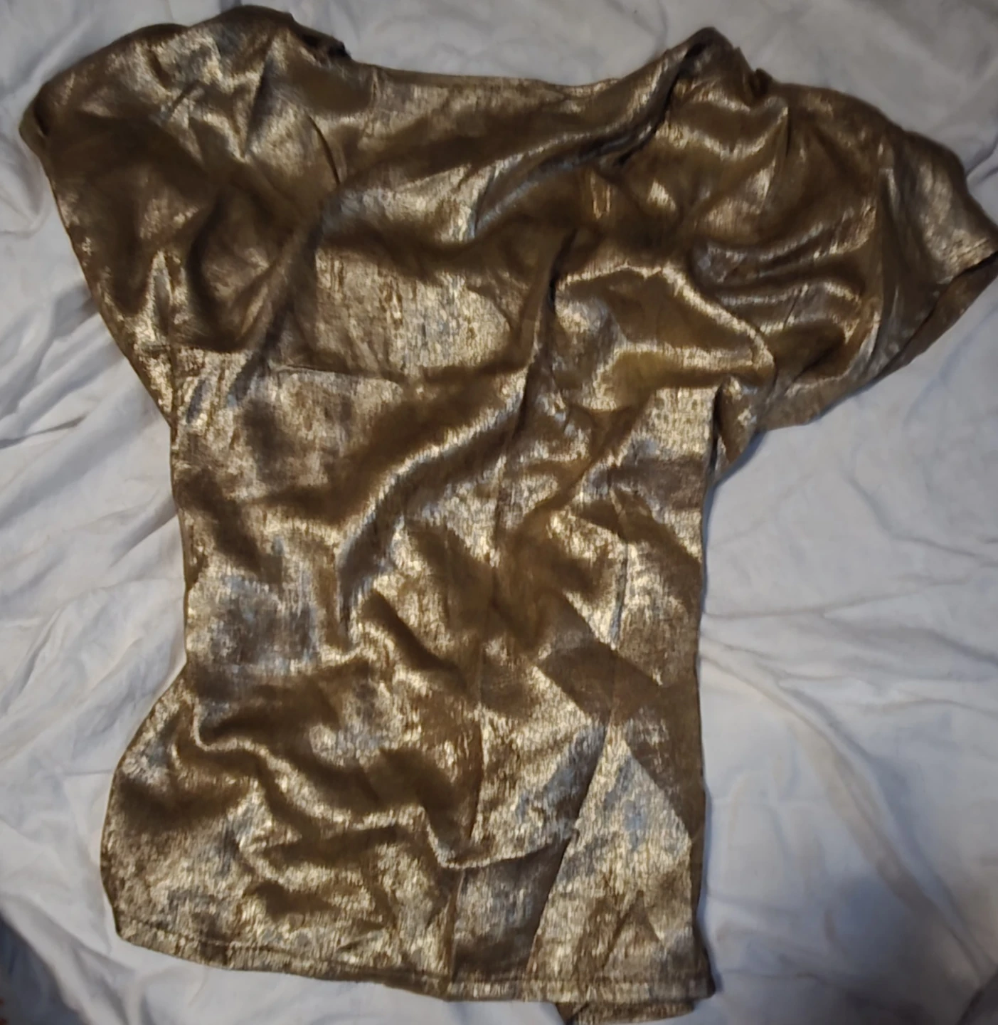 Metallic Gold Blouse