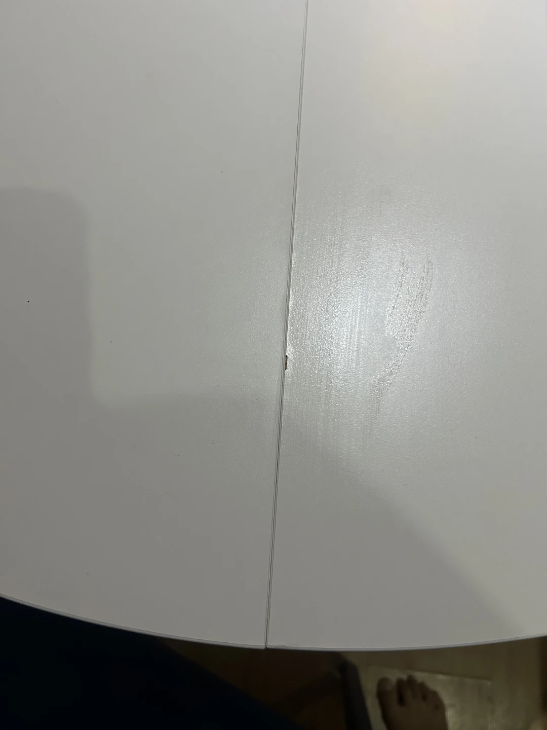 White Round Dining Table - photo 2