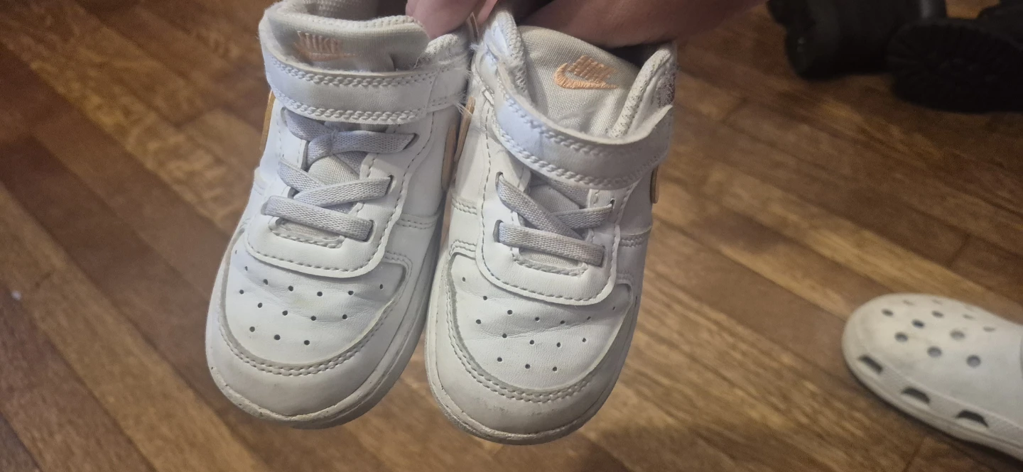 Nike Kids White/Orange Sneakers - photo 4