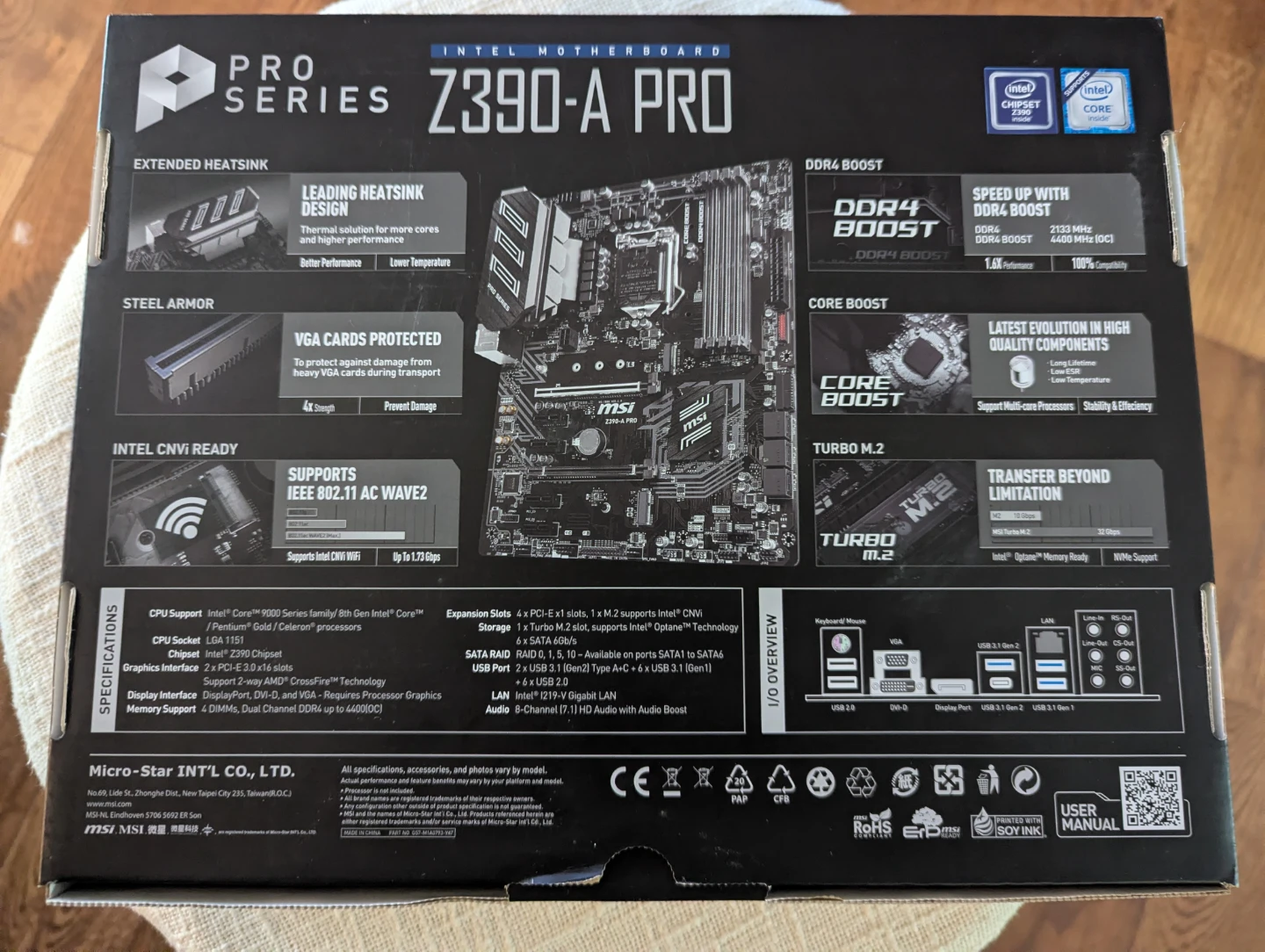 MSI Z390-A PRO Intel Motherboard - photo 2