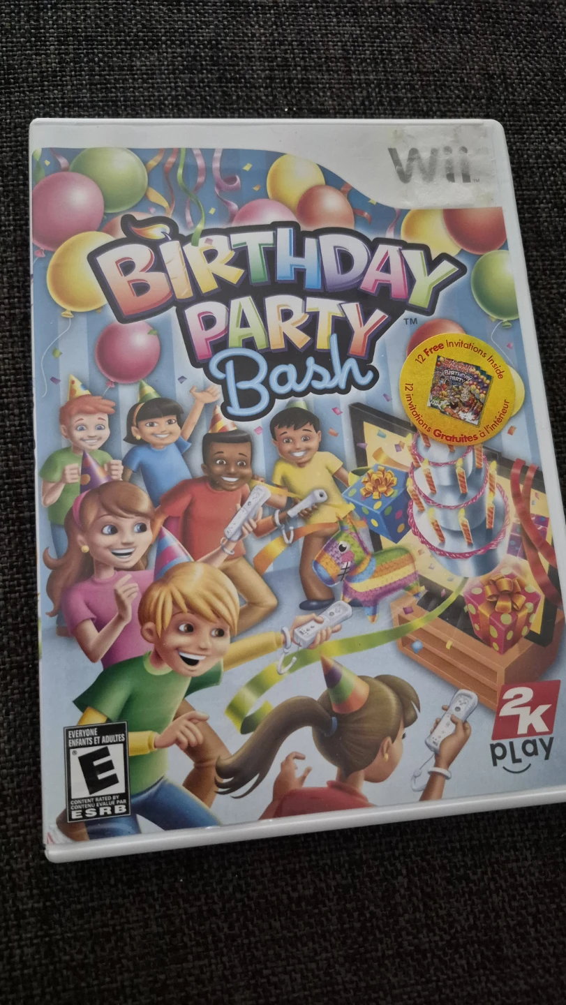Wii Birthday Party Bash Video Game