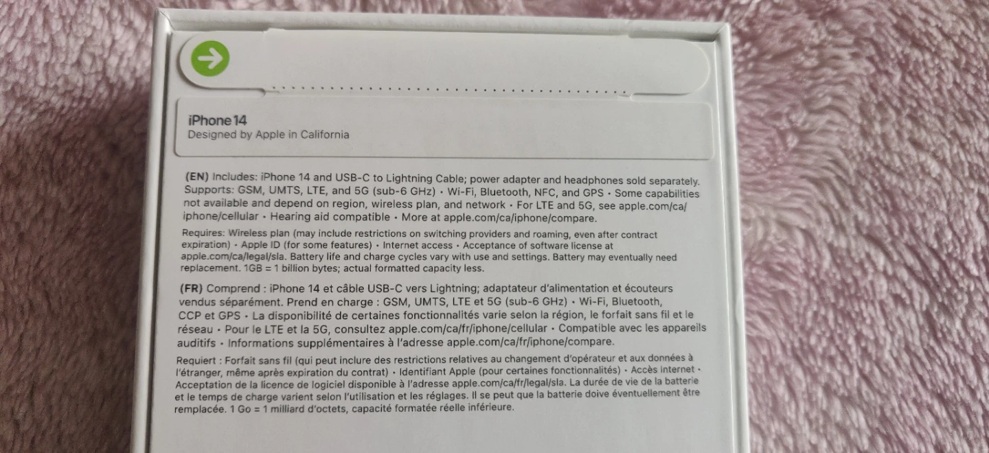 Iphone 14 brand new sealed box - photo 4