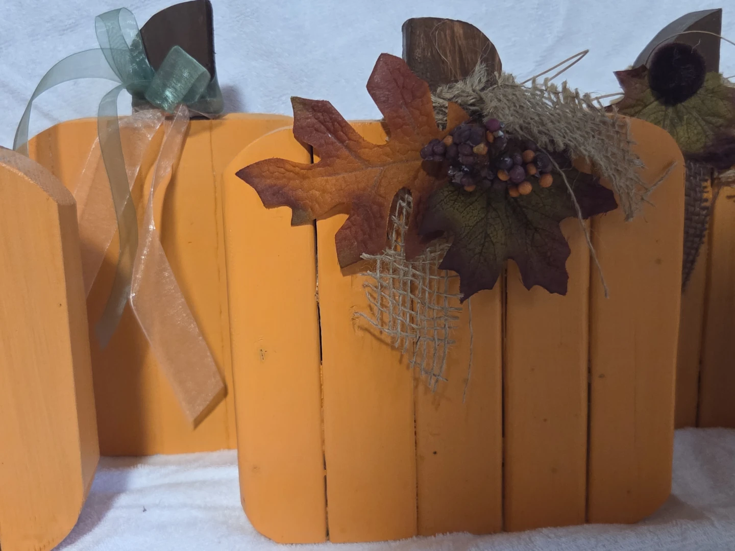 Wooden pumpkins - photo 2