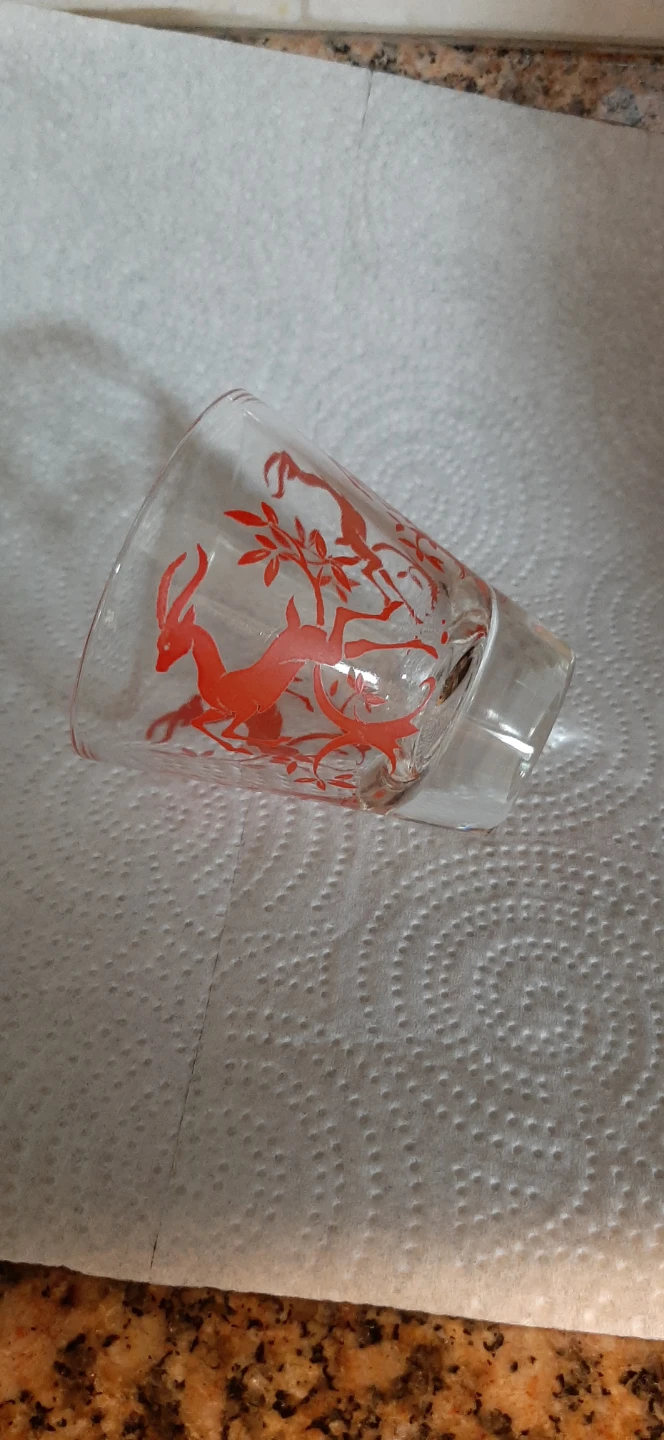Vintage Gazelle Shaker/Juice Glass - photo 2