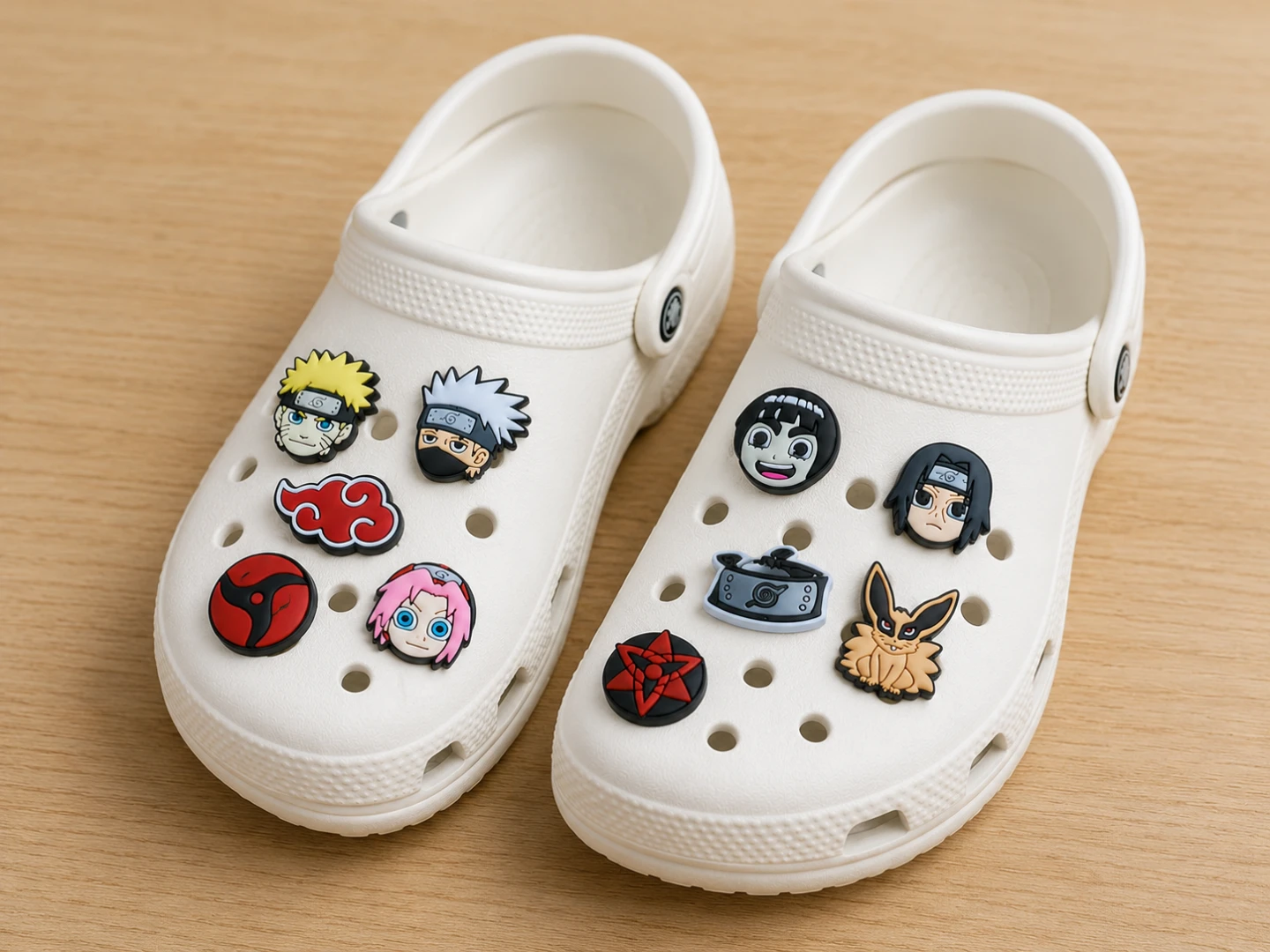 25 Naruto Anime Style Shoe Charms Jibbitz  Bundle - New - photo 4