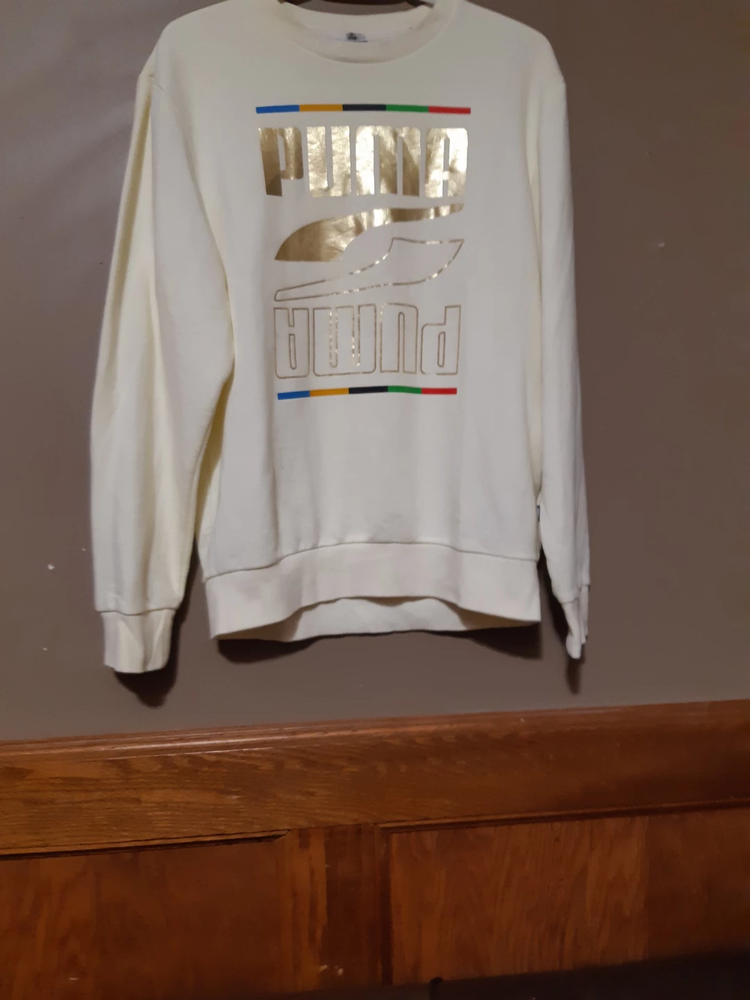 Puma Cream Crewneck Sweatshirt