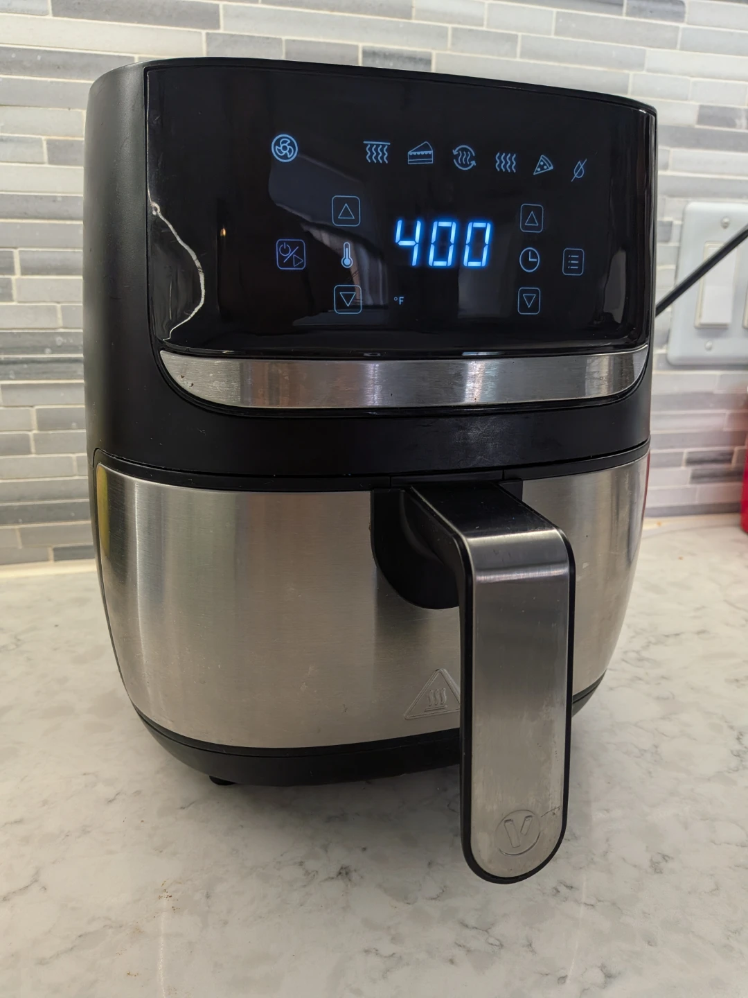 Paderno 9-in-1 Stainless Steel Digital Air Fryer