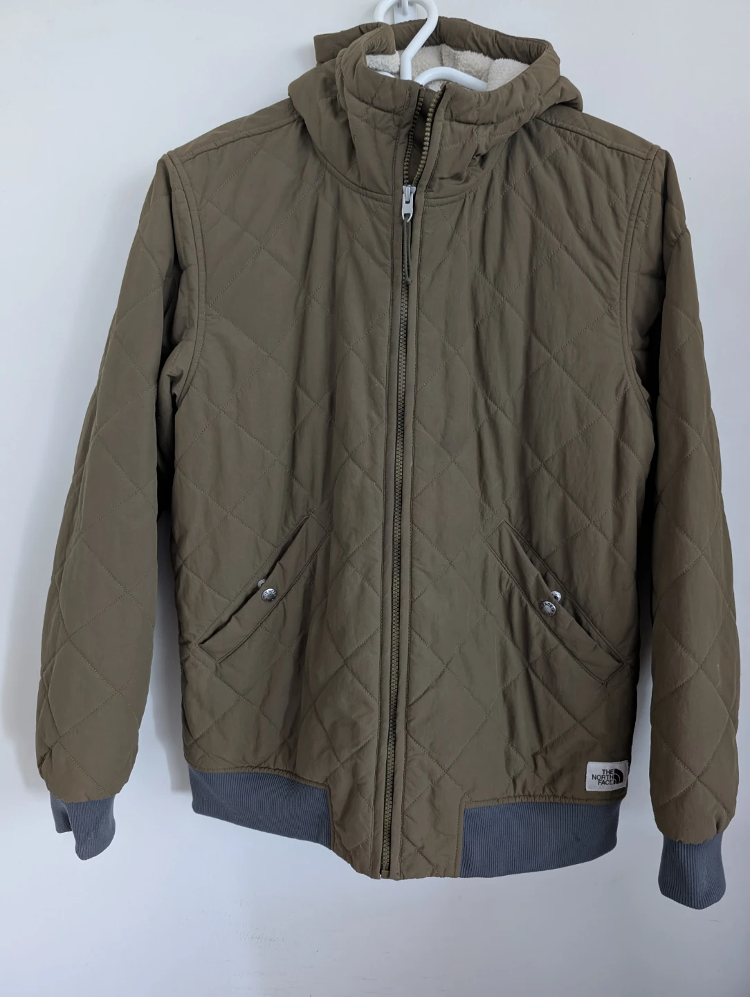 TheNorth Face Quilted Fleece Lined Hooded Jacket
