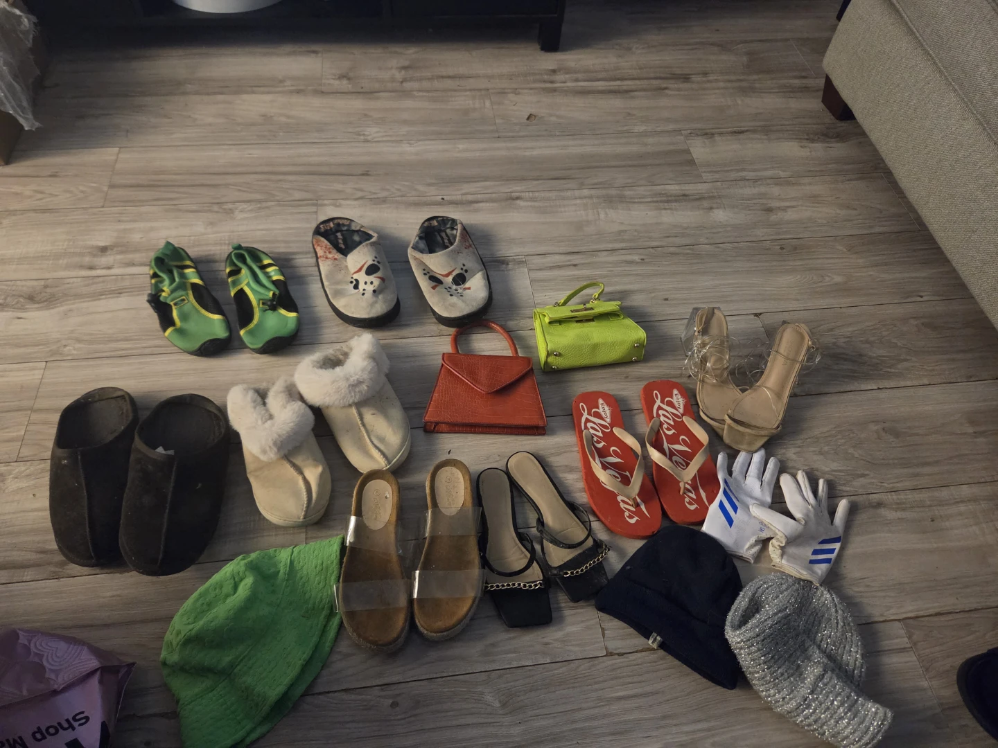 Assorted Footwear, Bags, and Accessories Bundle