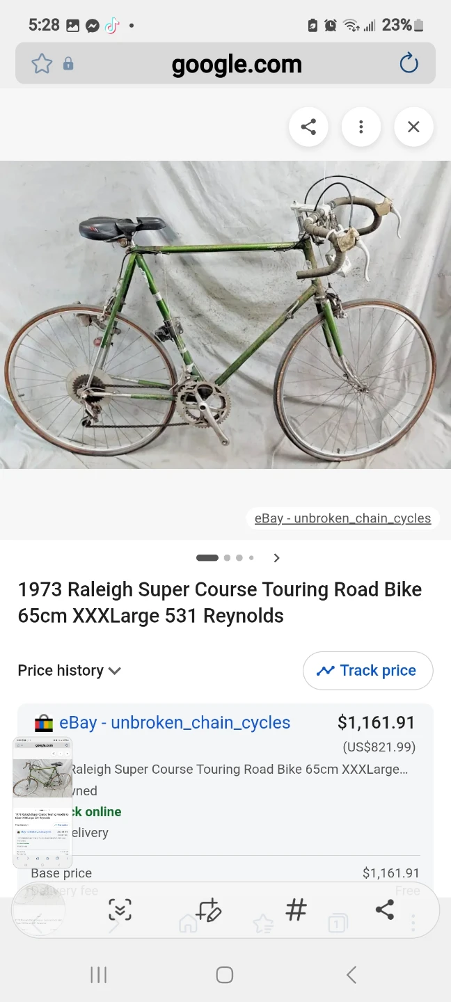 1973 Raleigh Super Course Touring Road Bike - photo 5