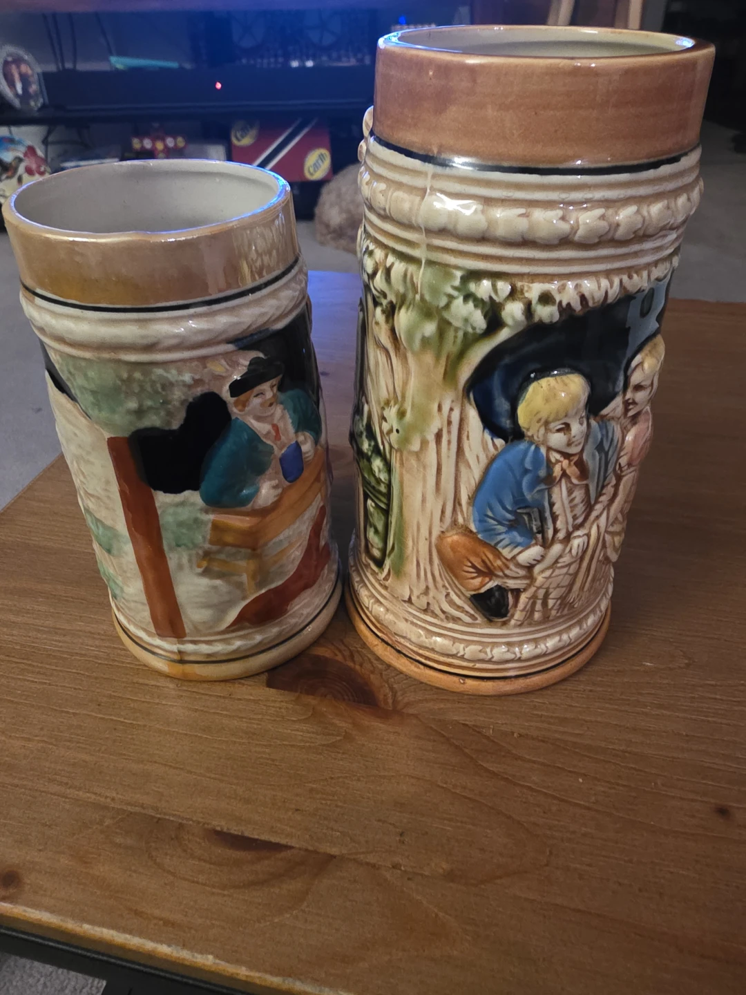 Set of 2 Vintage Ceramic Beer Steins - photo 3