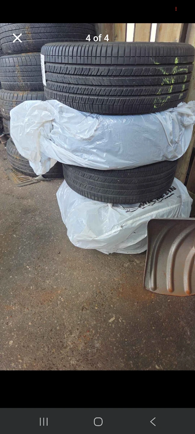 Set of 4 P215/45R17 Tires on Rims all new - photo 2