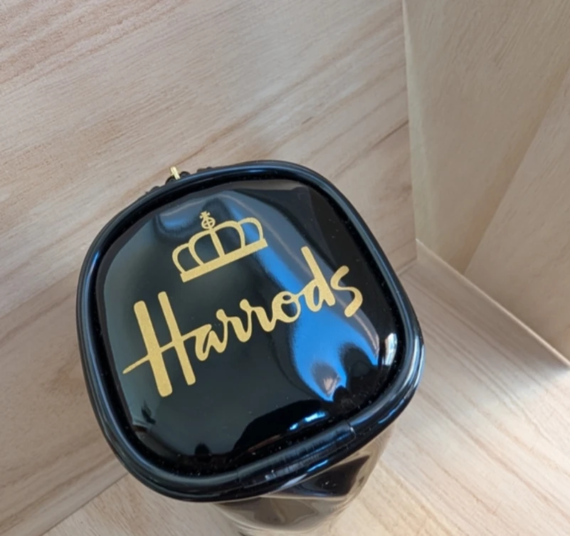 Harrods London zip pouch make up bag pencil case new without tag - photo 2