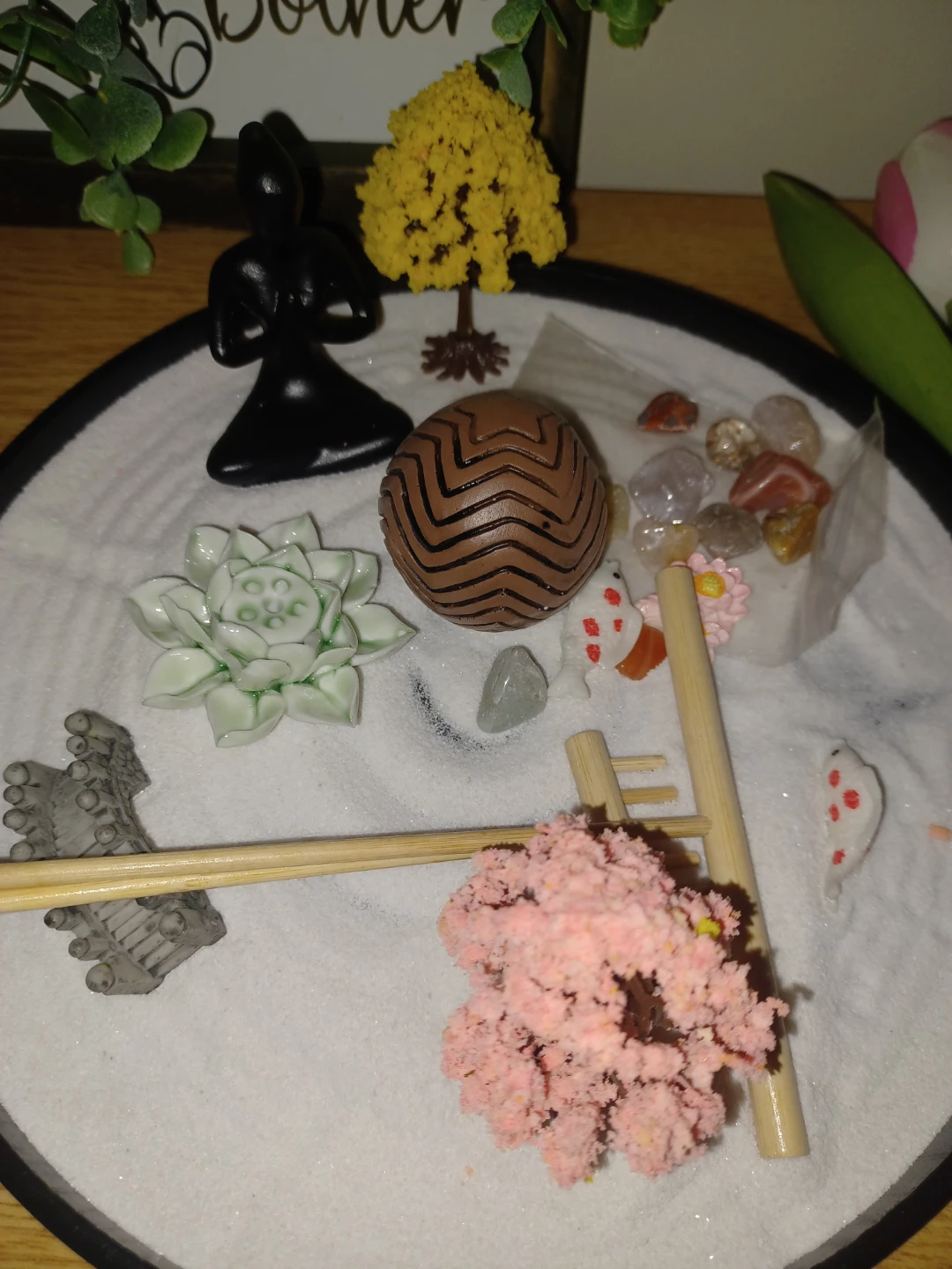Mini Zen Garden Desktop Accessory - photo 2