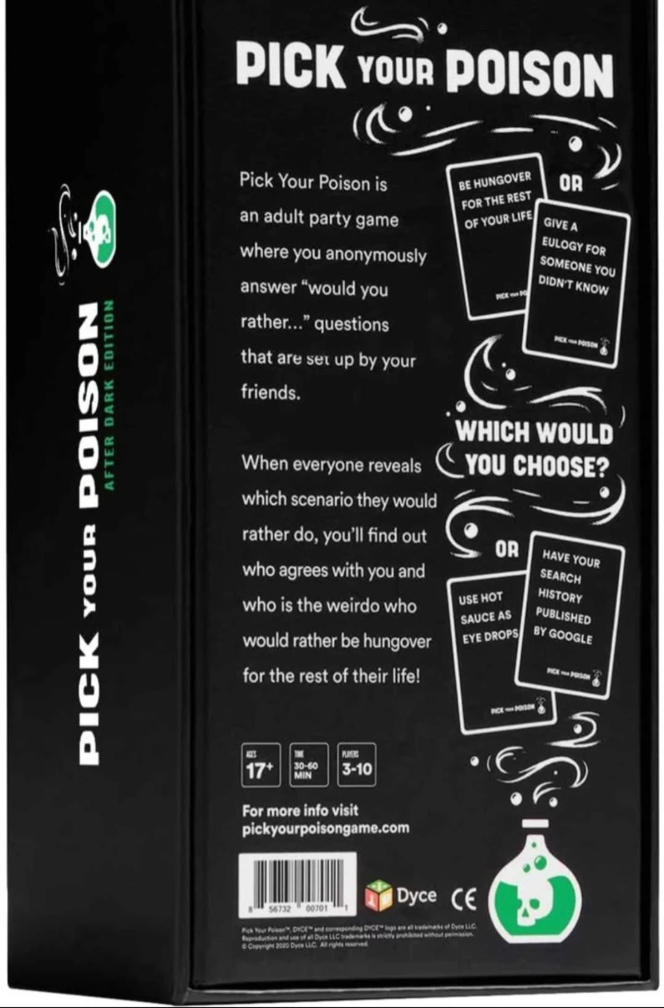 Pick Your Poison After Dark Edition Party Game - photo 3