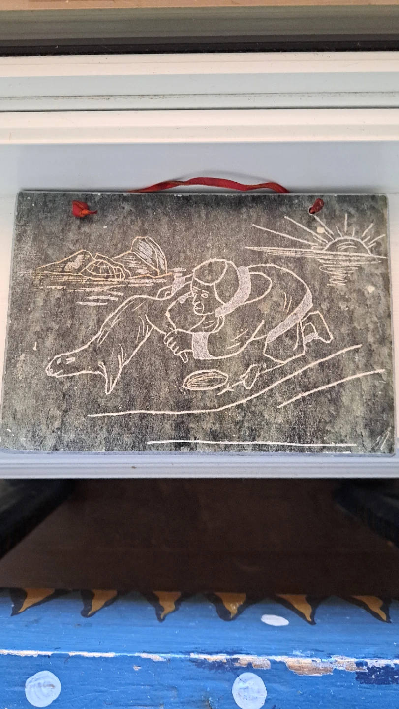 Carved Stone Art Plaque