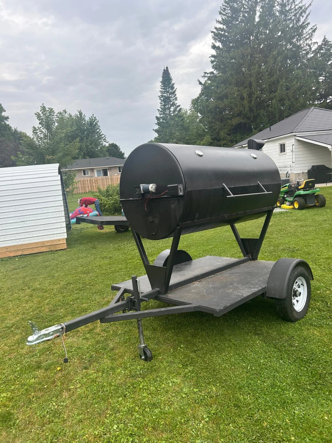Black Smoker BBQ Trailer - photo 2