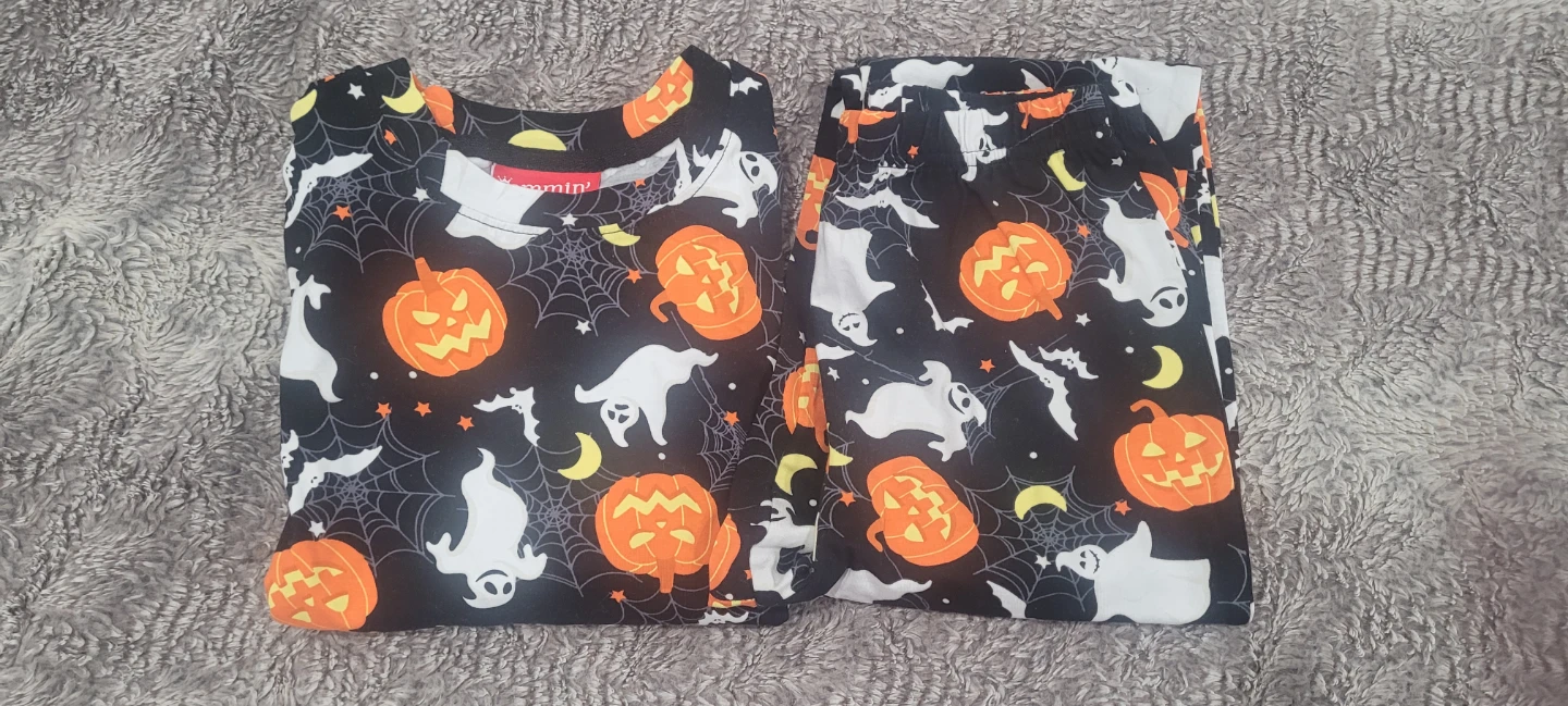 Halloween Pajama Set - Pumpkins & Ghosts