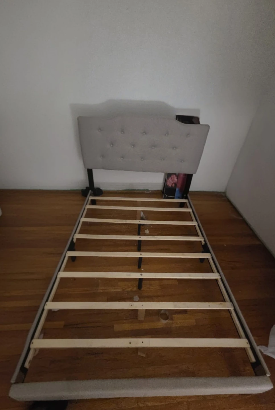 Upholstered Headboard Bed Frame - photo 2