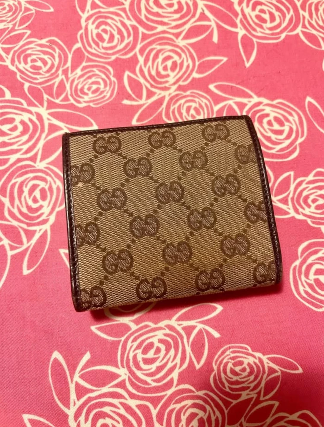 Vintage 1980s Gucci GG Canvas Web Trifold Wallet - photo 4