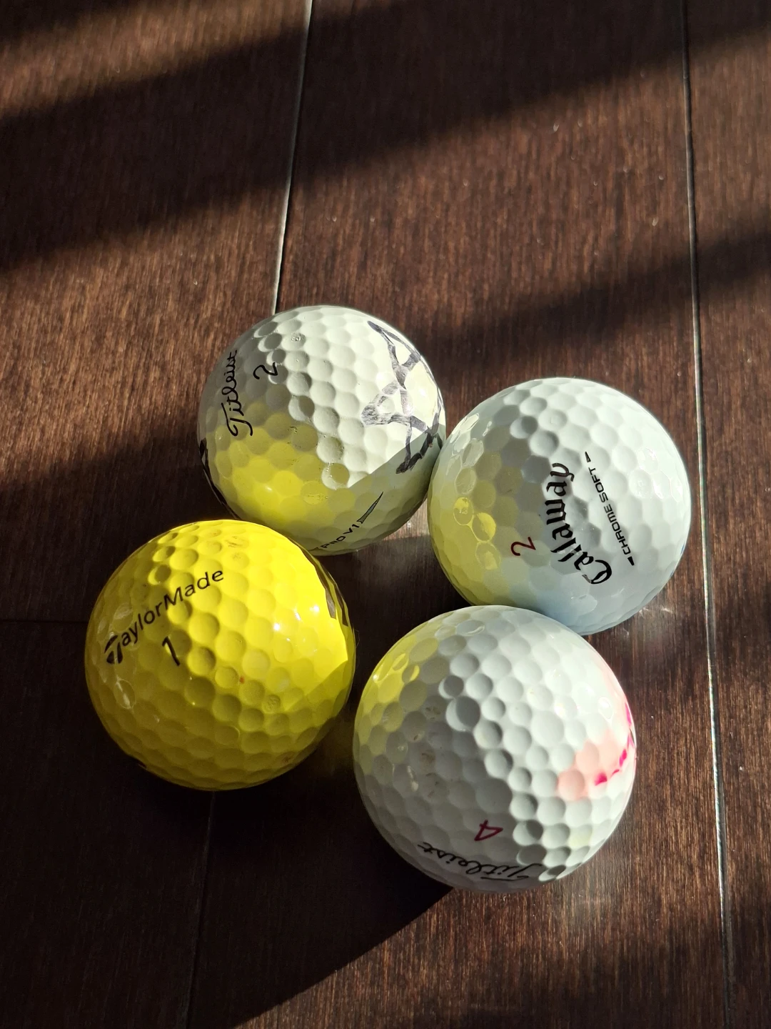 Assorted Golf Balls - Titleist, Callaway, TaylorMade