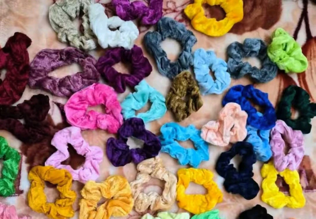 Assorted Satin and Velvet Scrunchies - photo 2