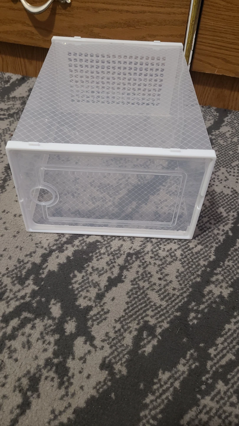 Stackable Shoe Box Organizers