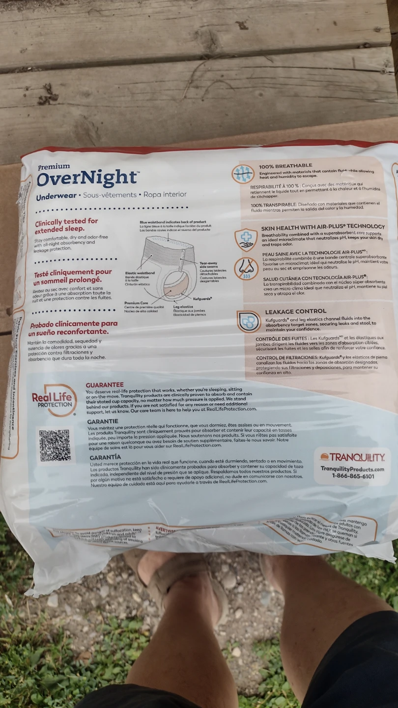 Tranquility Premium OverNight Underwear 2XL - 12 Count - photo 2