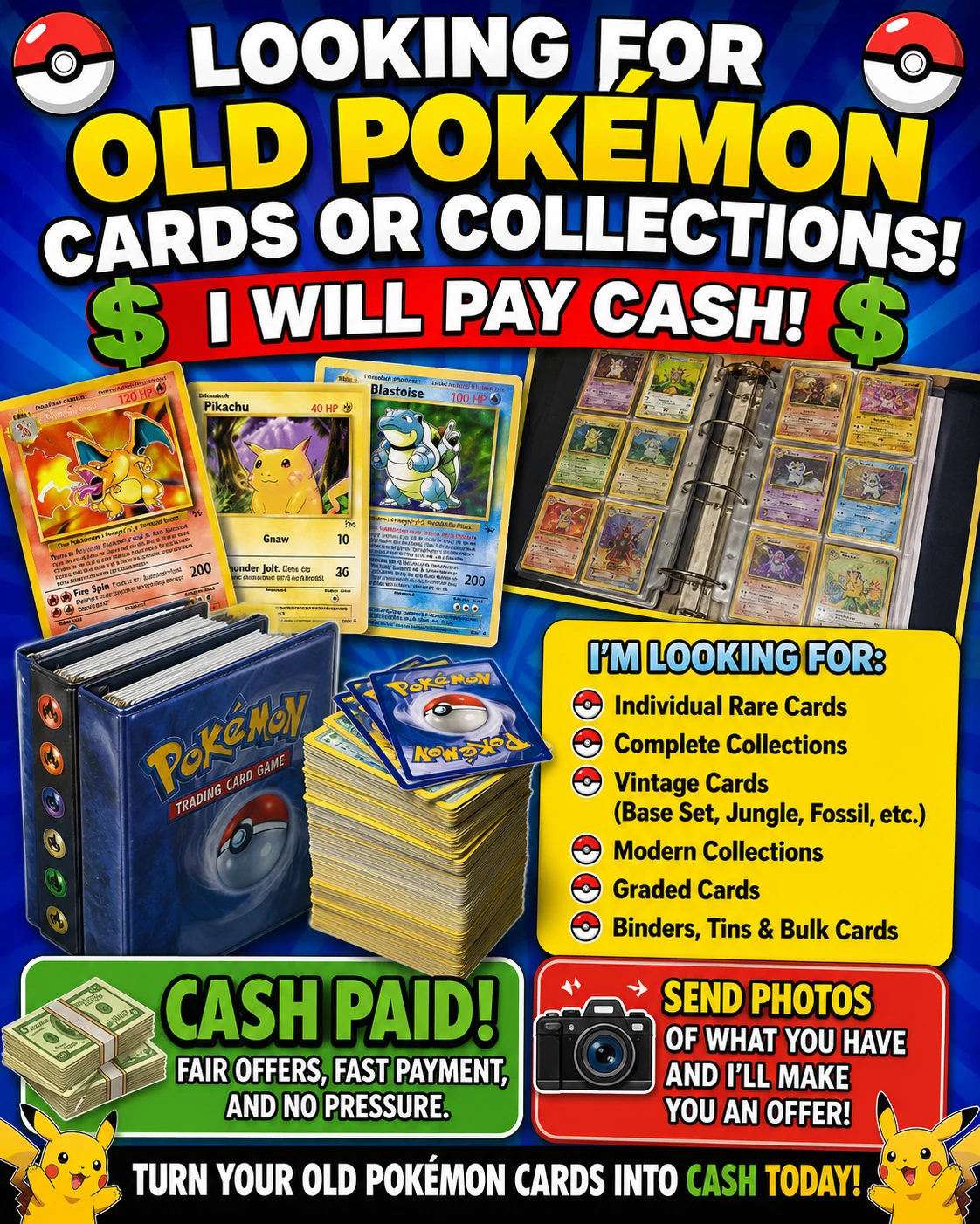 Looking for old  pokemon going unused