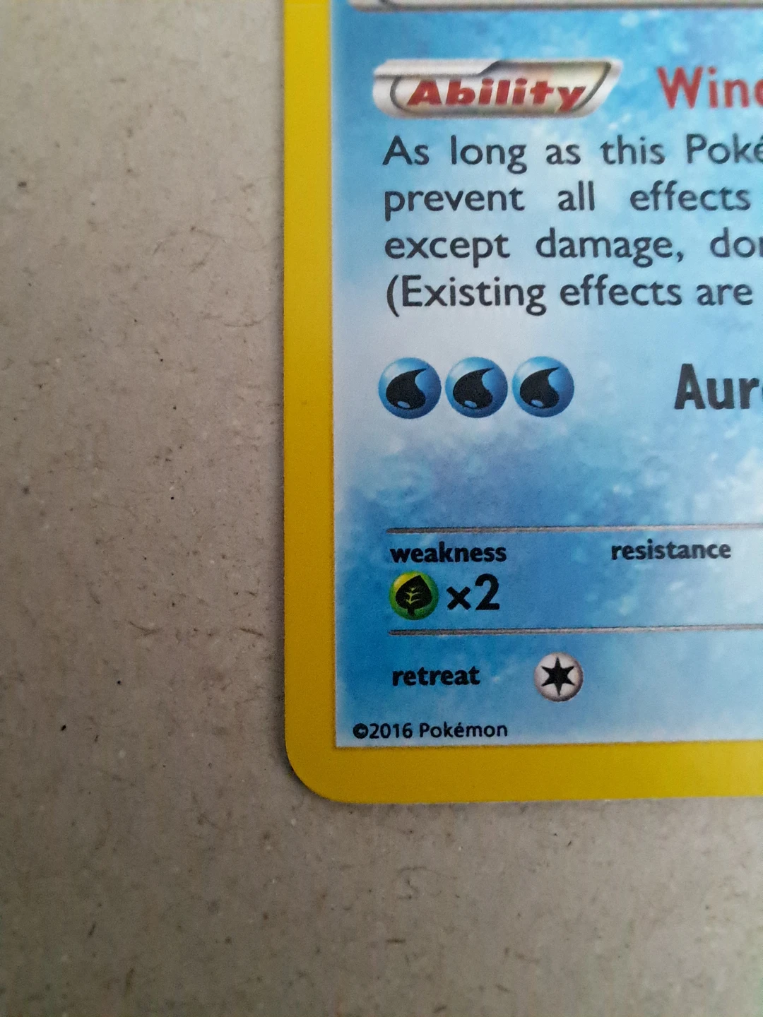 Pokemon Suicune 30 Holo XY Breakpoint - photo 4