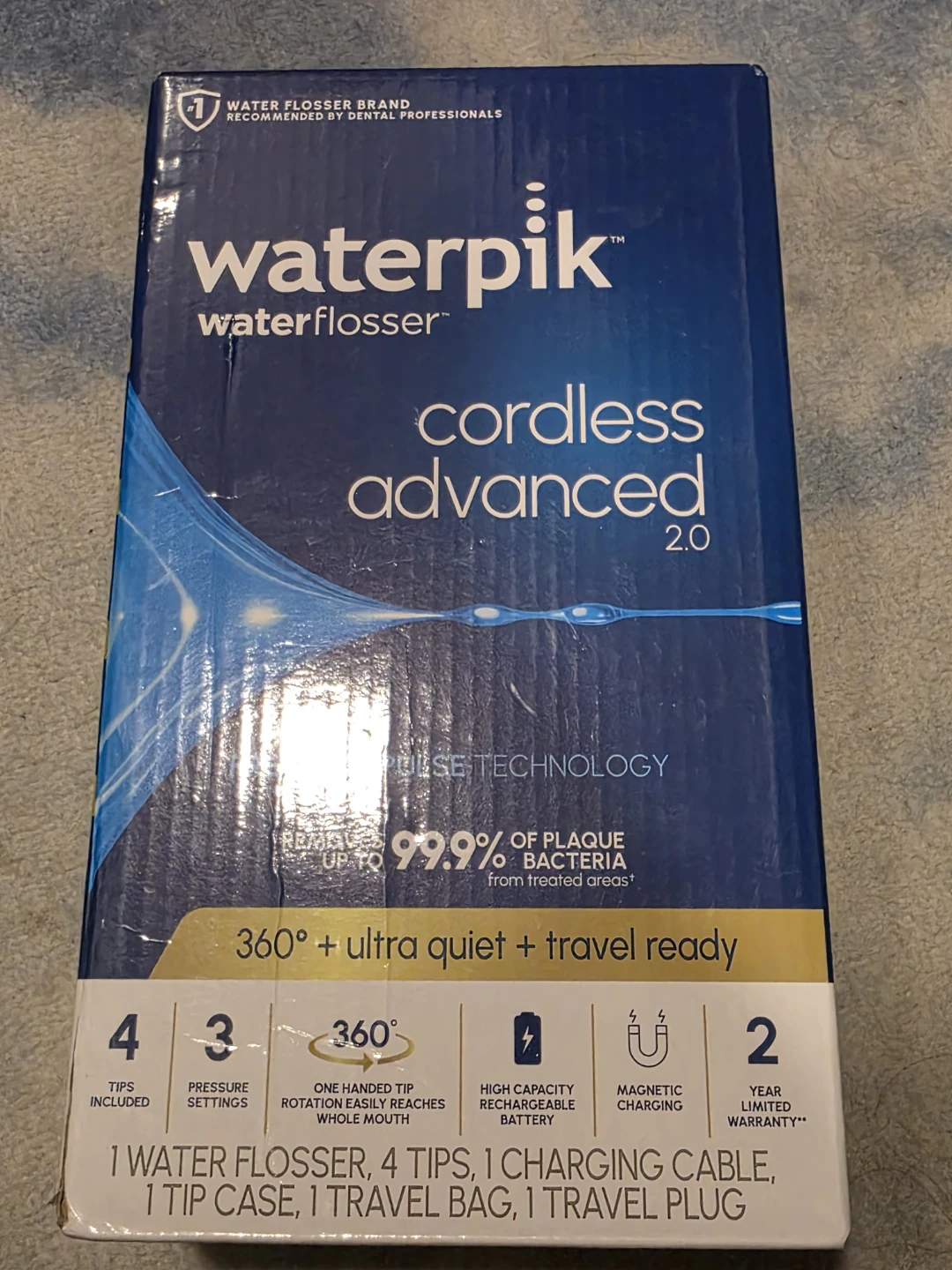 Waterpik Cordless Advanced 2.0 Water Flosser