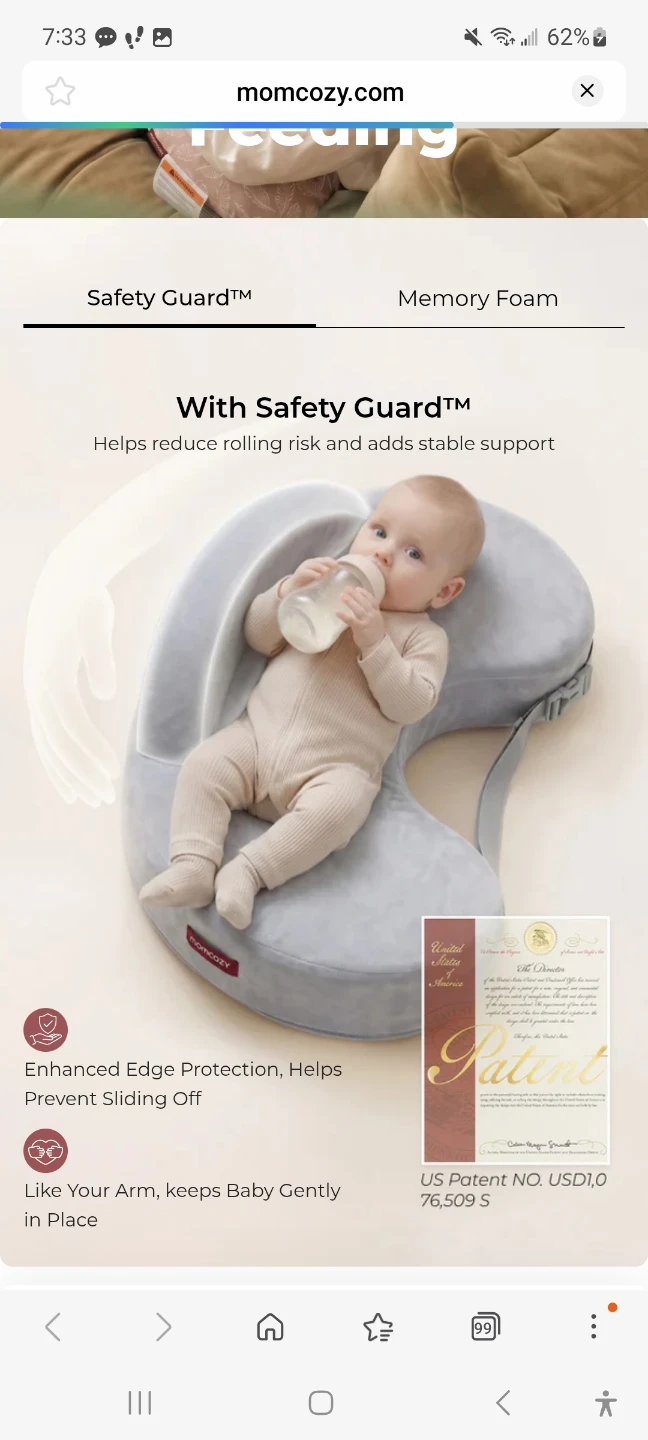 Momcozy Baby Feeding Pillow