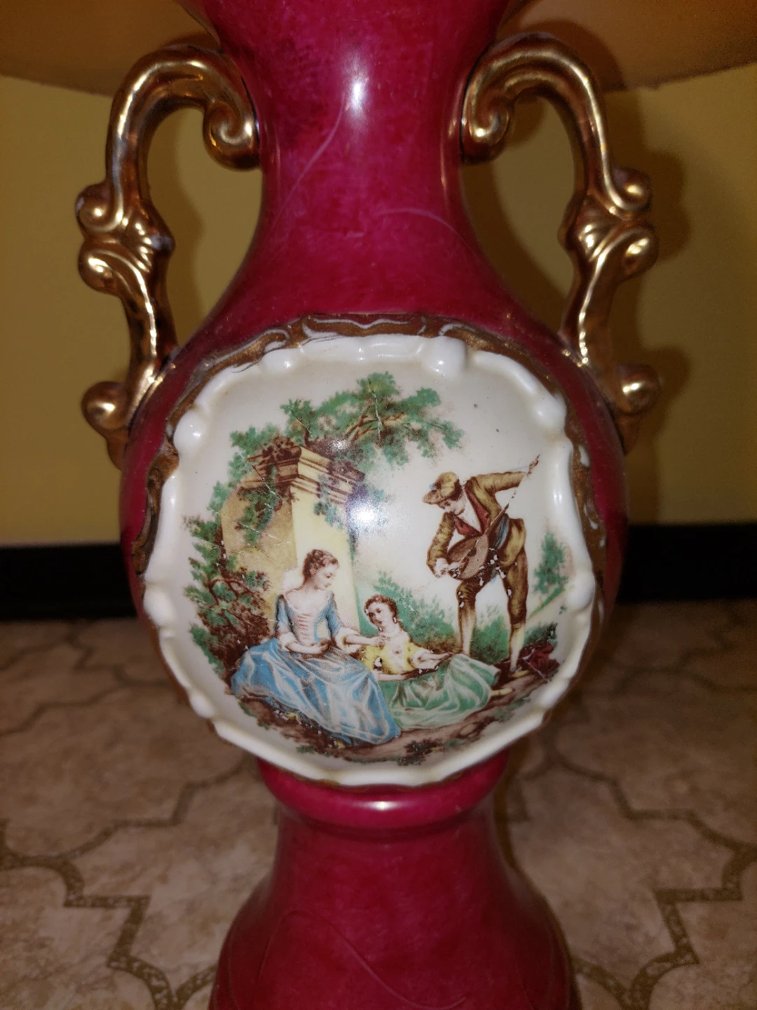 Unique Vintage Antique table lamp, circa 1950s - photo 2