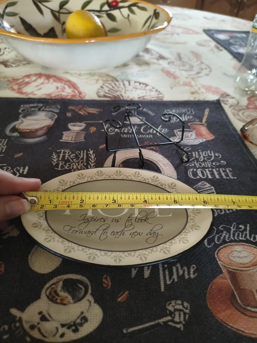 Decorative Plate with Stand - photo 5