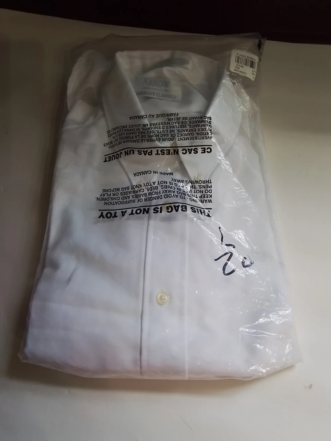 Arrow Men's White Button-Up Shirt