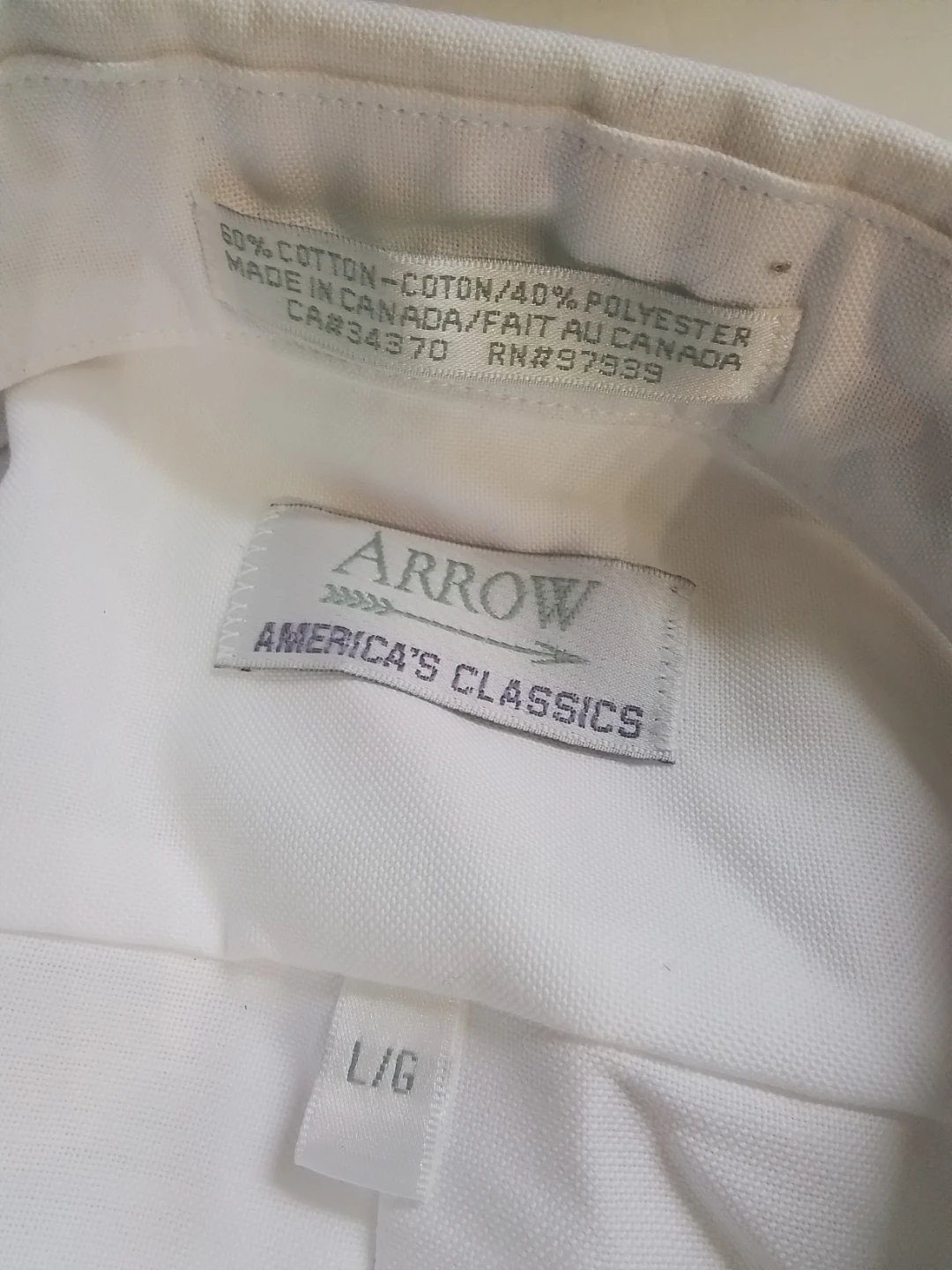 Arrow Men's White Button-Up Shirt - photo 3