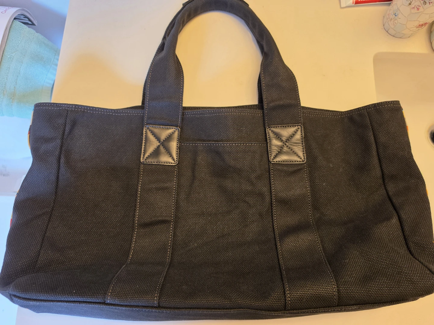 Paul Smith Black Canvas Tote Bag