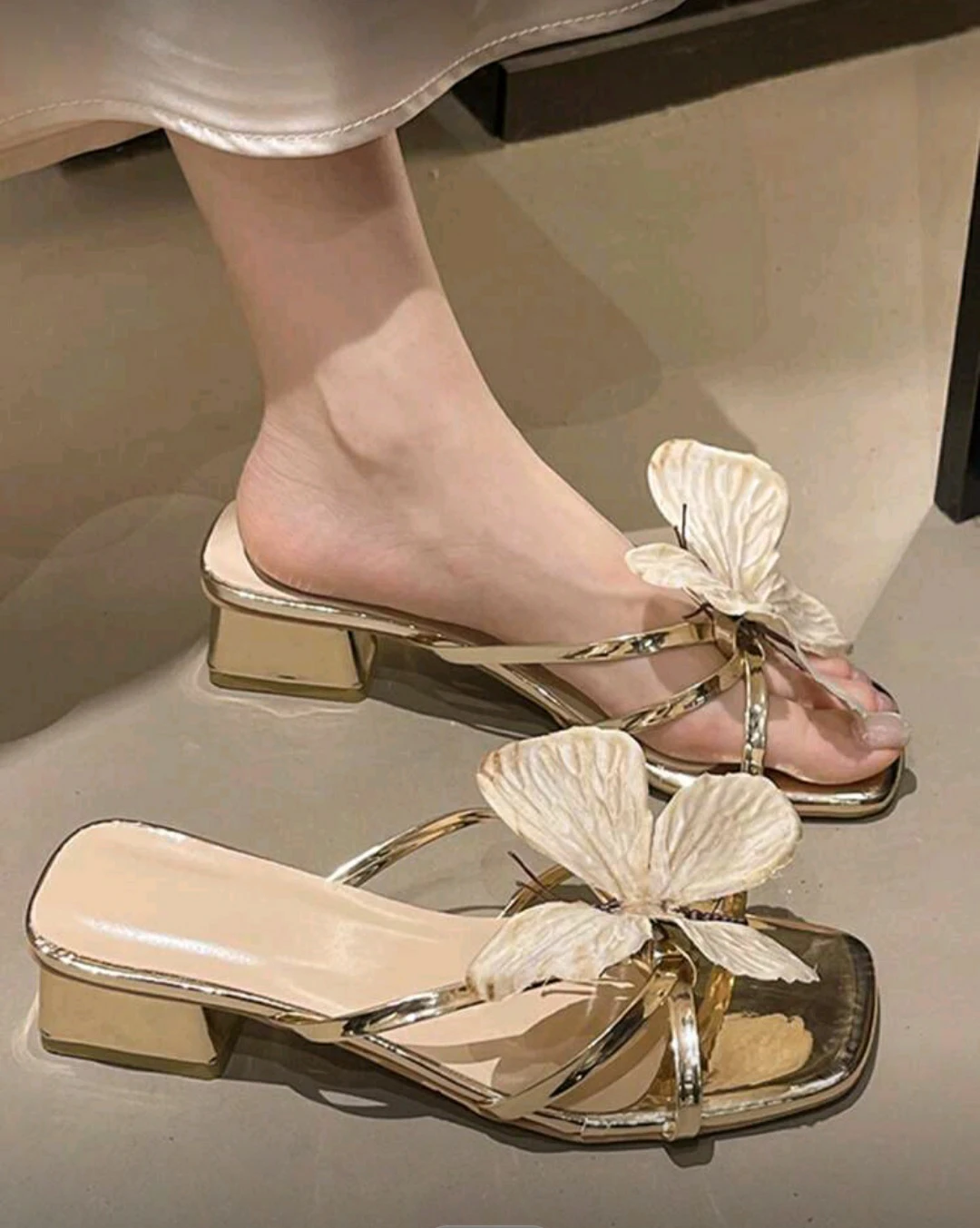 Gold Butterfly Sandals - photo 2