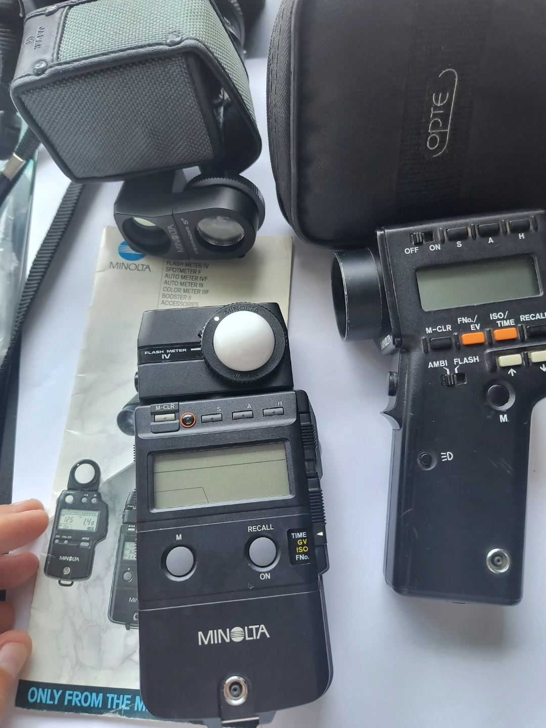 Vintage Minolta x9 Film camera and light meters. - photo 3