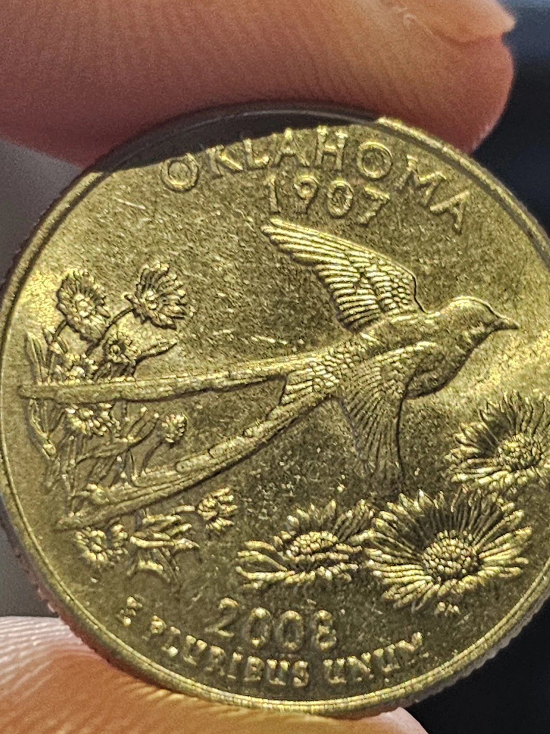 2008 Oklahoma State Quarter - photo 2
