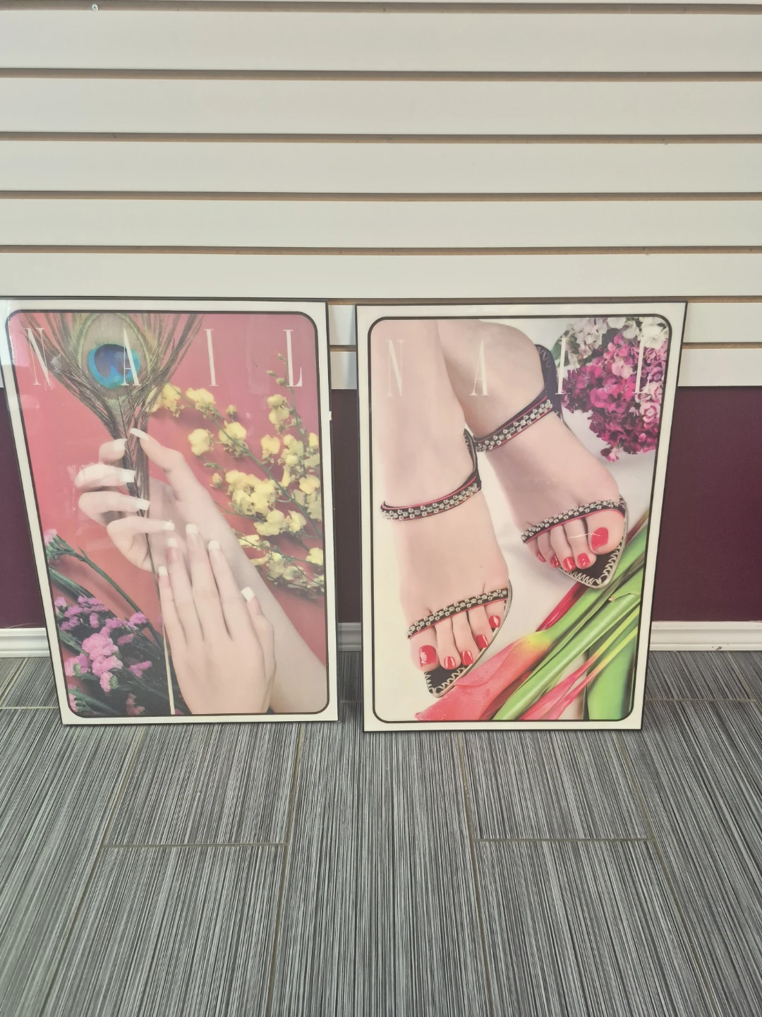 Nail Salon Art Prints (Set of 2)