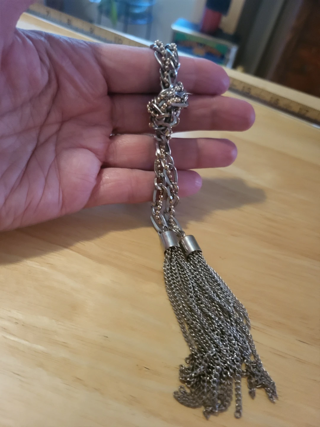 Guess Chain Necklace with Tassel - photo 2
