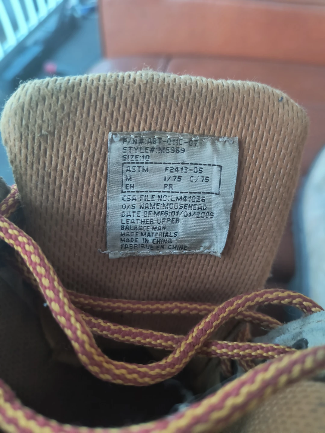 Men's Size 10 Work Boots - Composite Toe - photo 3