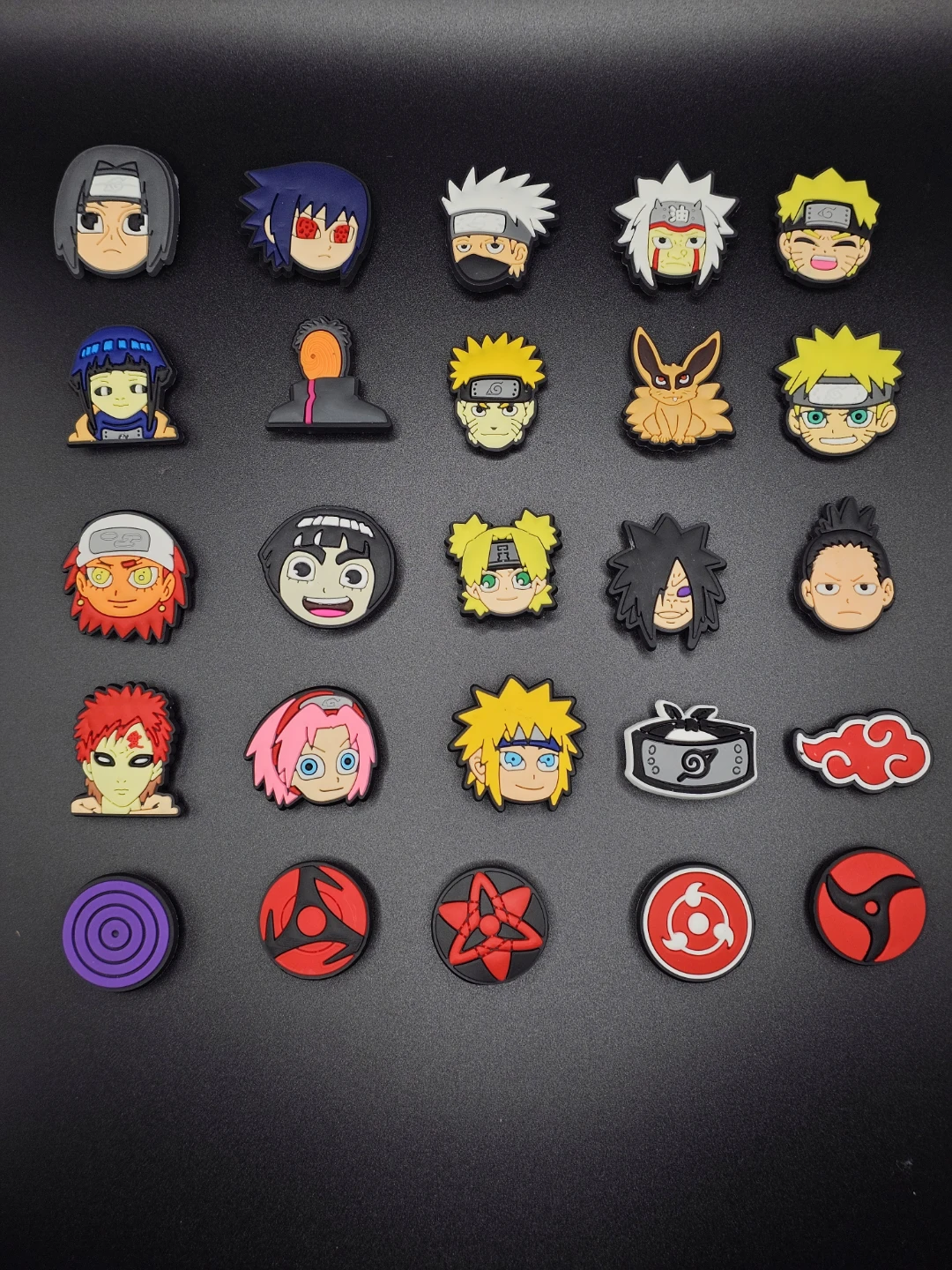 25 Naruto Anime Style Shoe Charms Bundle - New - photo 3