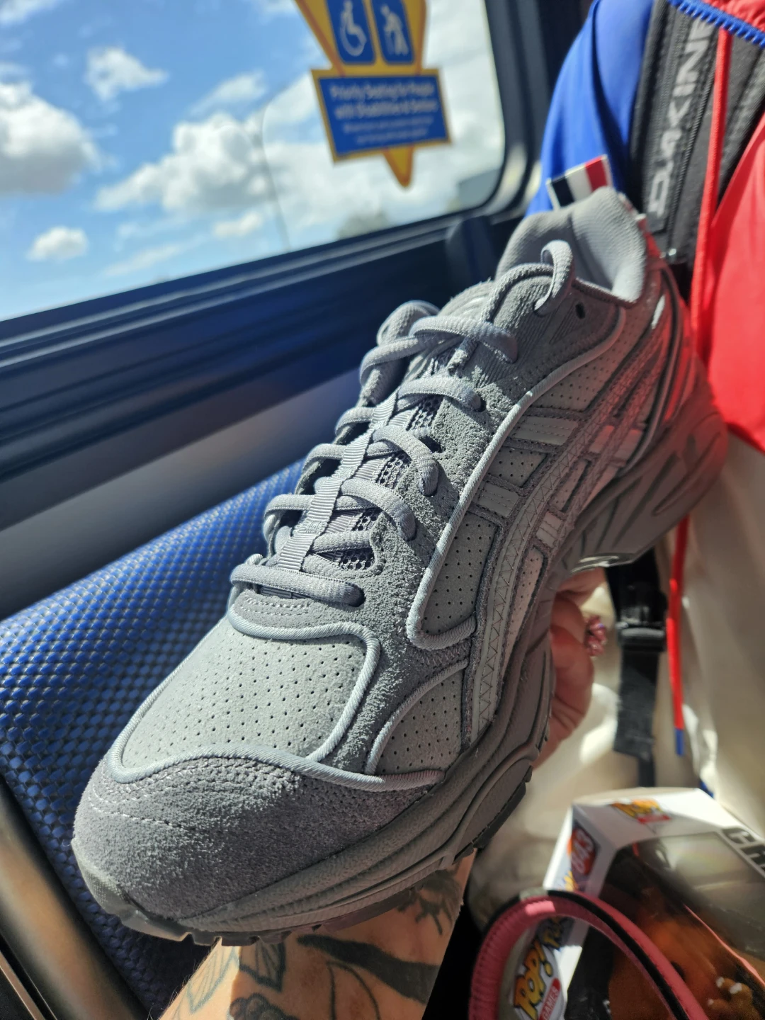 ASICS and thom browne collaberation Grey Running Shoes - photo 3