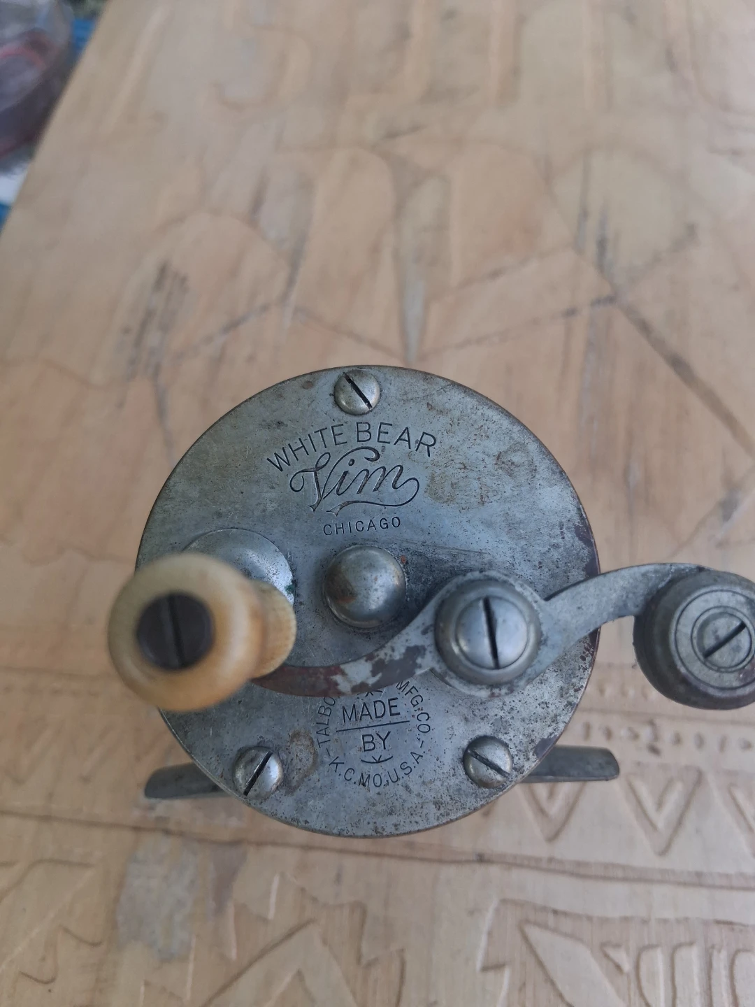 Talbot White Bear Jim Fly Fishing Reel Chicago