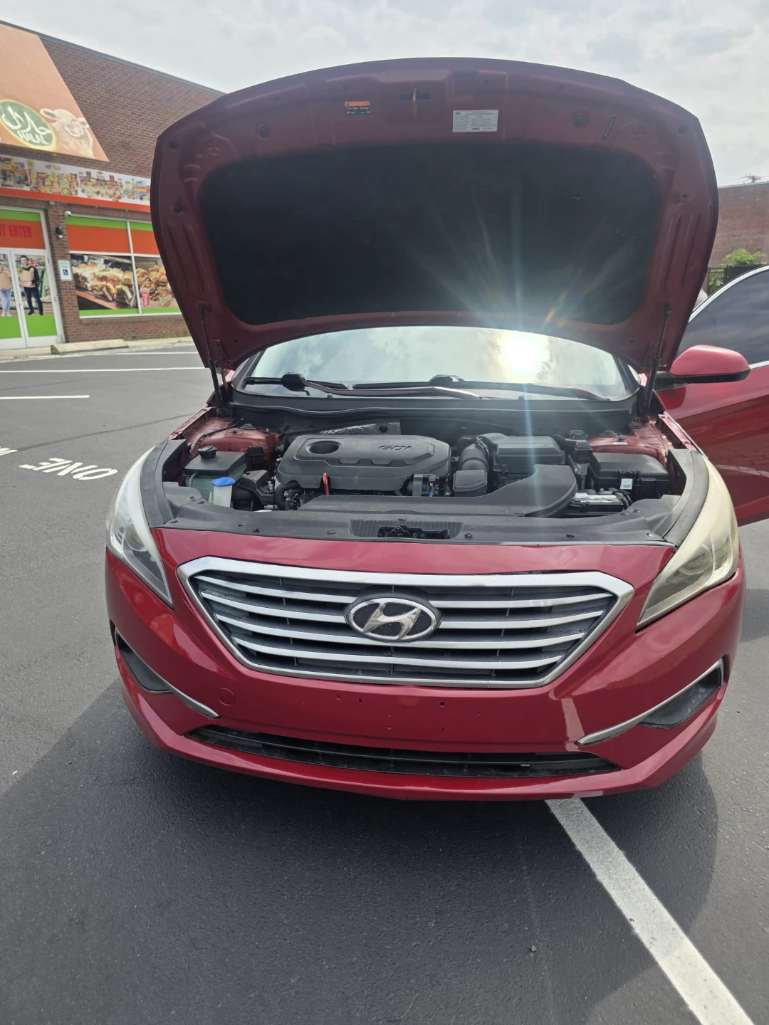 Red Hyundai Sonata Sedan - photo 5